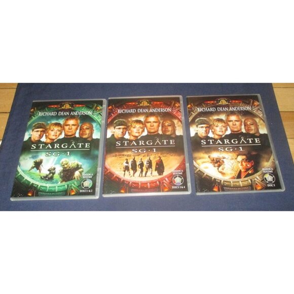 Stargate SG-1 - The Complete Fourth Season (DVD, 2006, 5-Disc Set) - Picture 3 of 5
